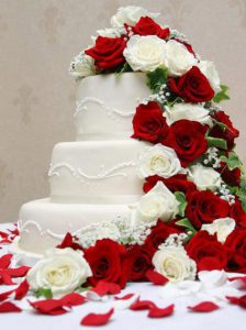 bolo de casamento decorado