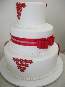 maquete de bolo de casamento