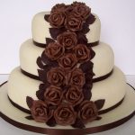 bolo de casamento de chocolate